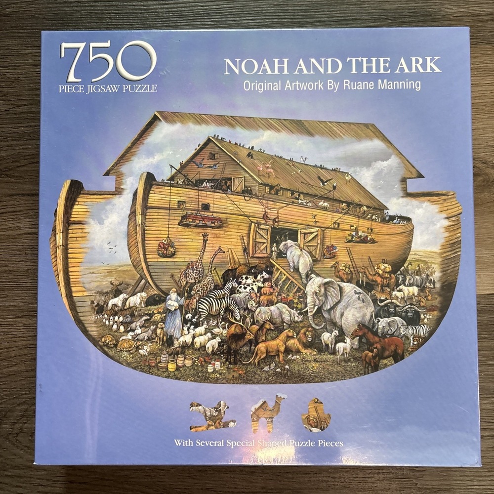 Noah And The Ark Bits & Pieces 750 Piece Jigsaw Puzzle by Ruane Manning SEALED